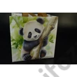 Kép 1/2 - Ökotáska bevásárló táska panda mintás 30x30x18 cm