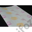 Kép 1/2 - Cukrászati finom csomagolópapír 60x80 cm pink sárga sütemény mintával