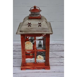 Festett üvegű lantern