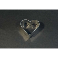 Szív alakú linzer kiszúró forma 4 cm