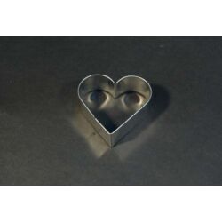 Szív alakú linzer kiszúró forma 4 cm