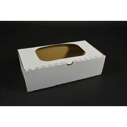 süteményes doboz ablakos