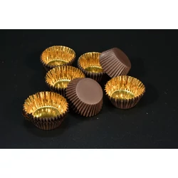 Bonbon kapszli kivül barna belül arany