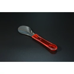 Fagylaltadagoló kanál rozsdamentes fejel  piros ergonomikus nyéllel