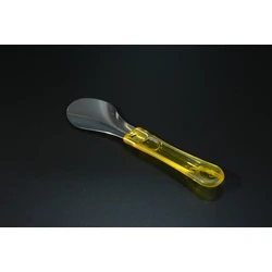 Fagylaltadagoló kanál rozsdamentes fejel  sárga ergonomikus nyéllel