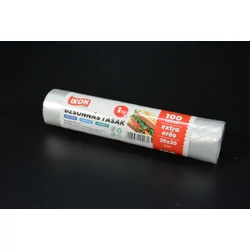 Uzsonnás és hűtőtasak 20x30 cm 1kg 100db/roll