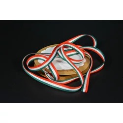 nemzeti színű kétoldalas szatén szalag 10 mmx 10 m