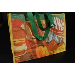 Okotáska Horgász mintás bevásárló  táska 42x29x18 cm