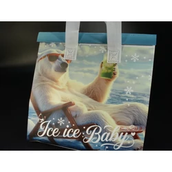 Ökotáska Thermo hütő bevásárló táska 32x33x20 cm