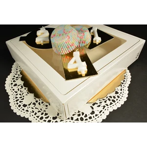 Kapszli tortacsipke tortakarton süteményes doboz