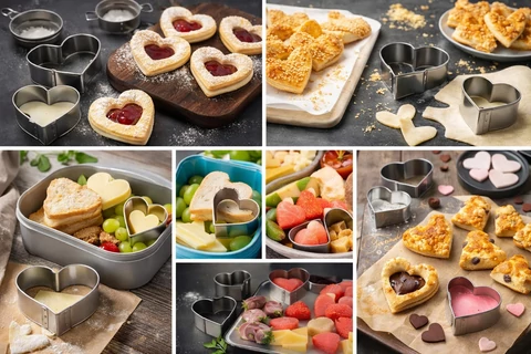 Szív alakú kiszúró? Ennél sokkal több van benne – 7 kreatív felhasználás a konyhában