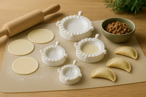 Töltött tészták gyorsan és szépen – A formázás hibamentes technikája egyetlen szettben