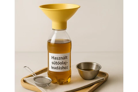 5+1 Tipp a használt olaj higiénikus kezelésére otthon