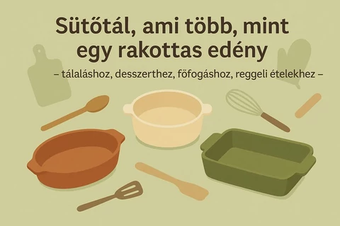 5+1 praktikus ötlet, hogy a sütőtál több legyen, mint egy rakottas edény