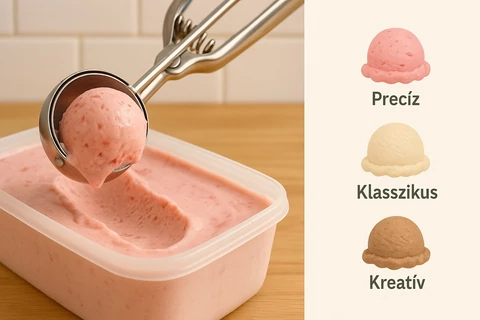 Házi fagyi, profi tálalás – Fagylaltszedő kanál típusok összehasonlítása
