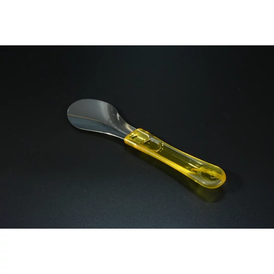 Fagylaltadagoló kanál rozsdamentes fejel  sárga ergonomikus nyéllel