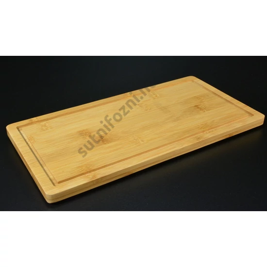 Prémium bambusz kínálótálca természetes anyagból, vendéglátáshoz és borkóstolóhoz