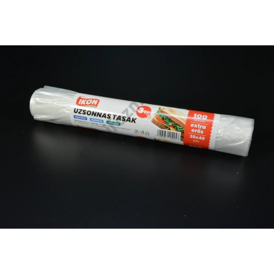 Uzsonnás és hűtőtasak 30 x 40 cm 3kg 100db/roll