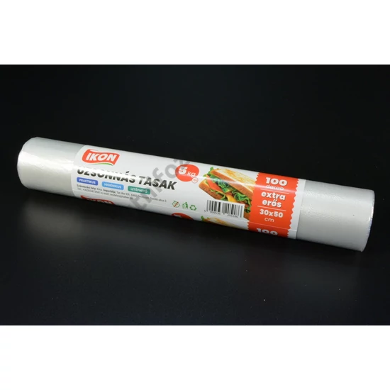 Uzsonnás és hűtőtasak 30 x 50 cm 5kg 100db/roll
