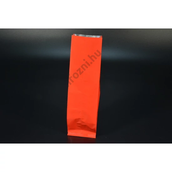 Metalizált piros tasak 7x25x2x2 cm