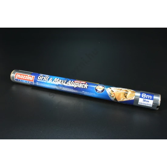Grill alufólia 38 cm x 8 m  17 mikron Mazzini